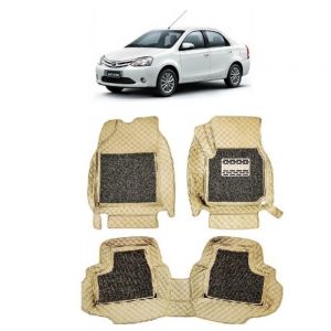 Floor Mats for Etios - beige